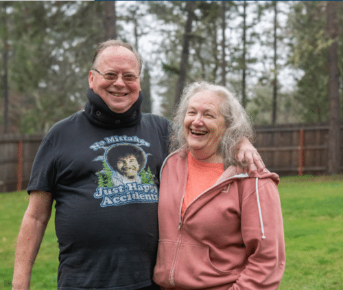Ron Newbury and his wife